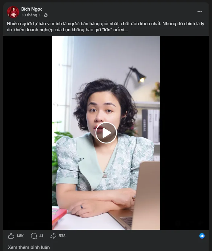 Content đều đều vài trăm share liên tục