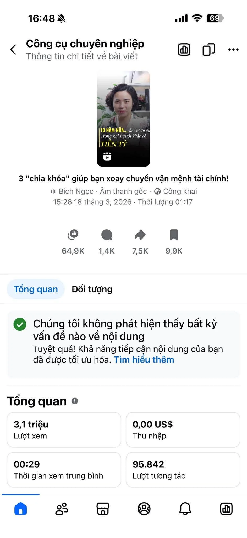 Viral với 3 triệu view từ flop
