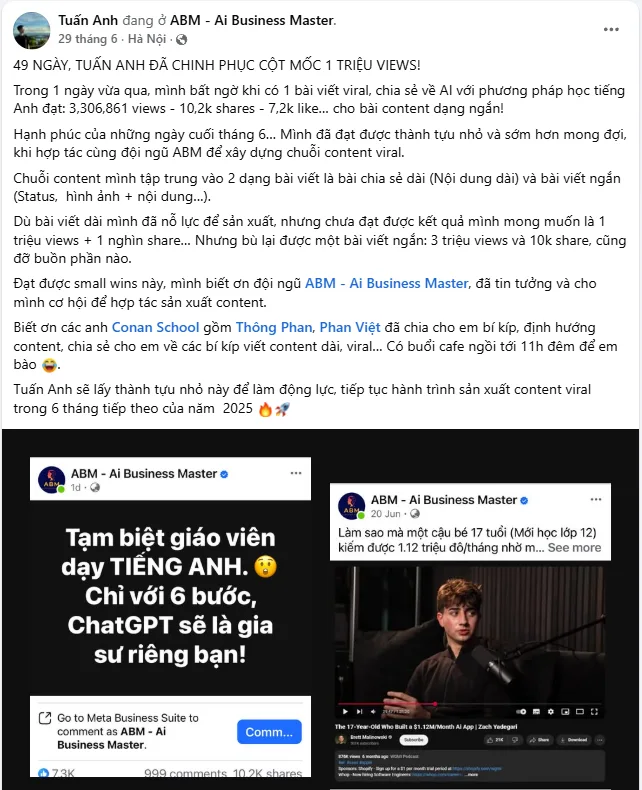 "49 ngày, Tuấn Anh đã chinh phục cột mốc 1 triệu views"